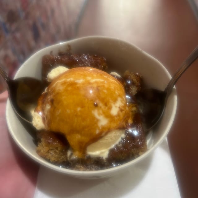 Sticky Toffee Pudding.
