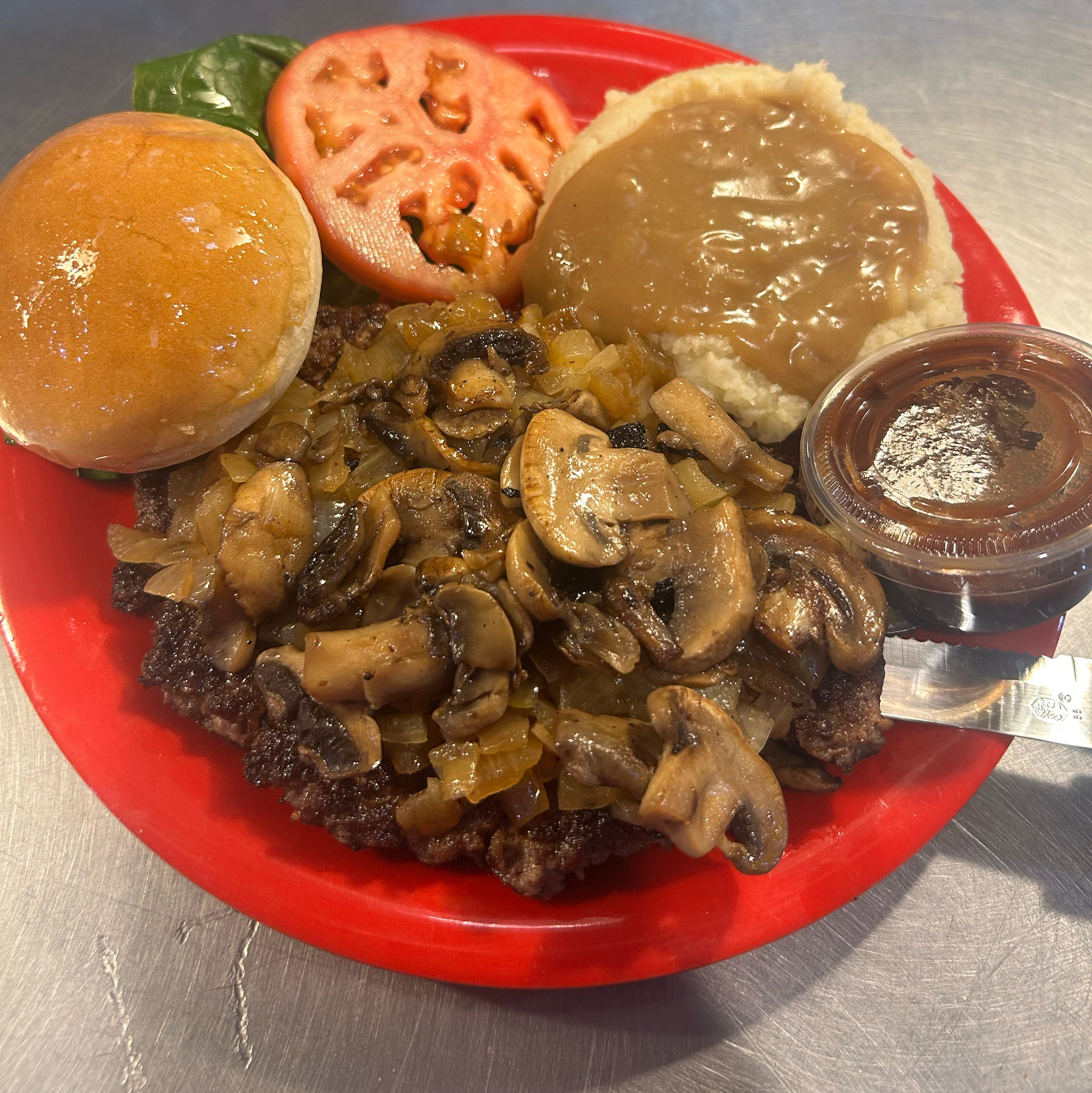 Samburger Steak Plate.